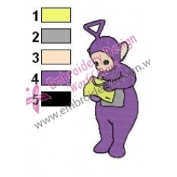 Teletubbies Tinky Winky Embroidery Design 03